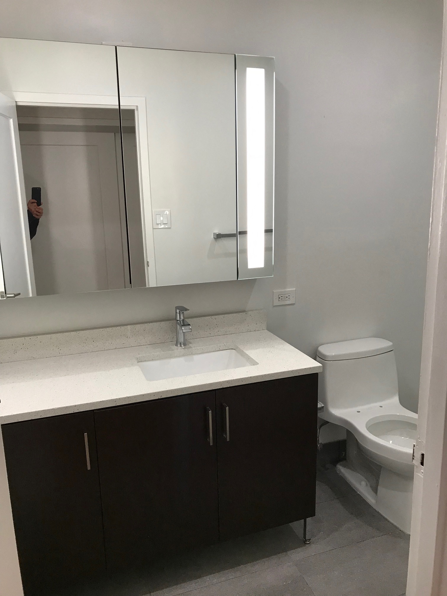 Renovated bathroom